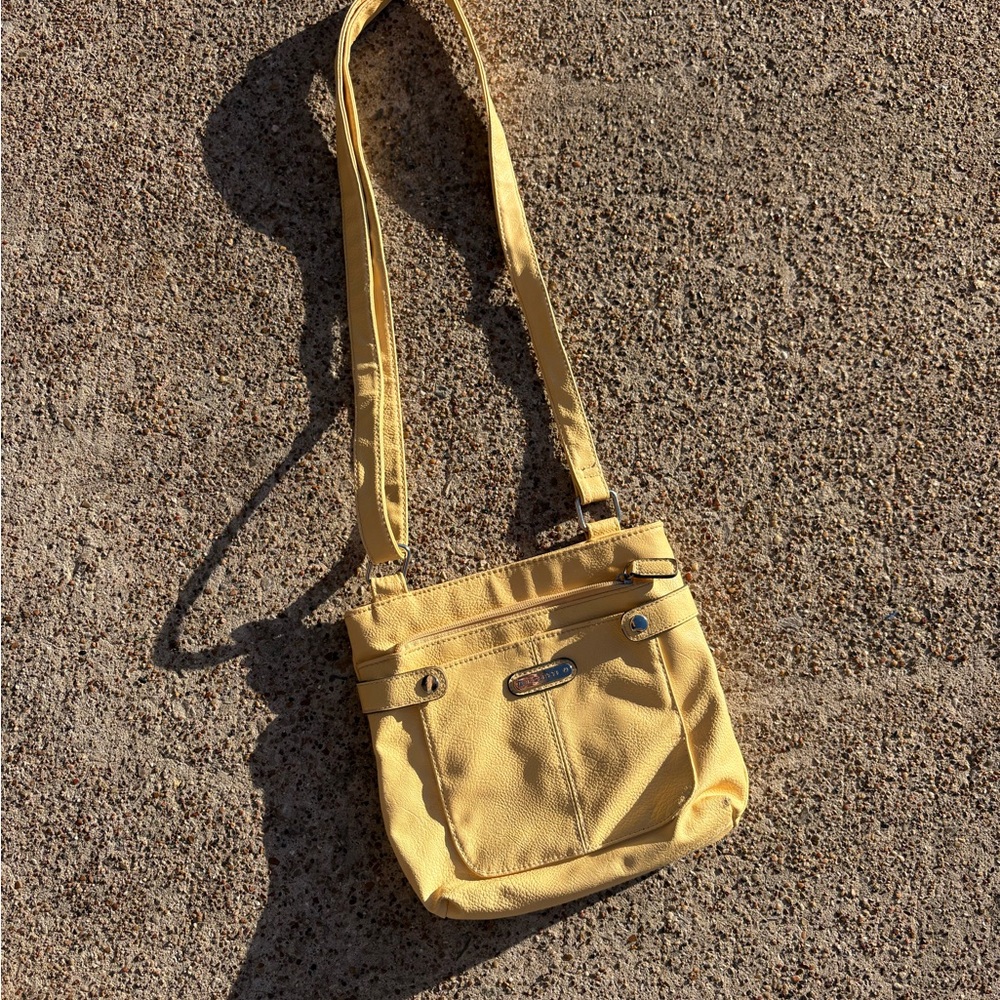 Vintage Y2K Rosetti Yellow Crossbody Bag Purse